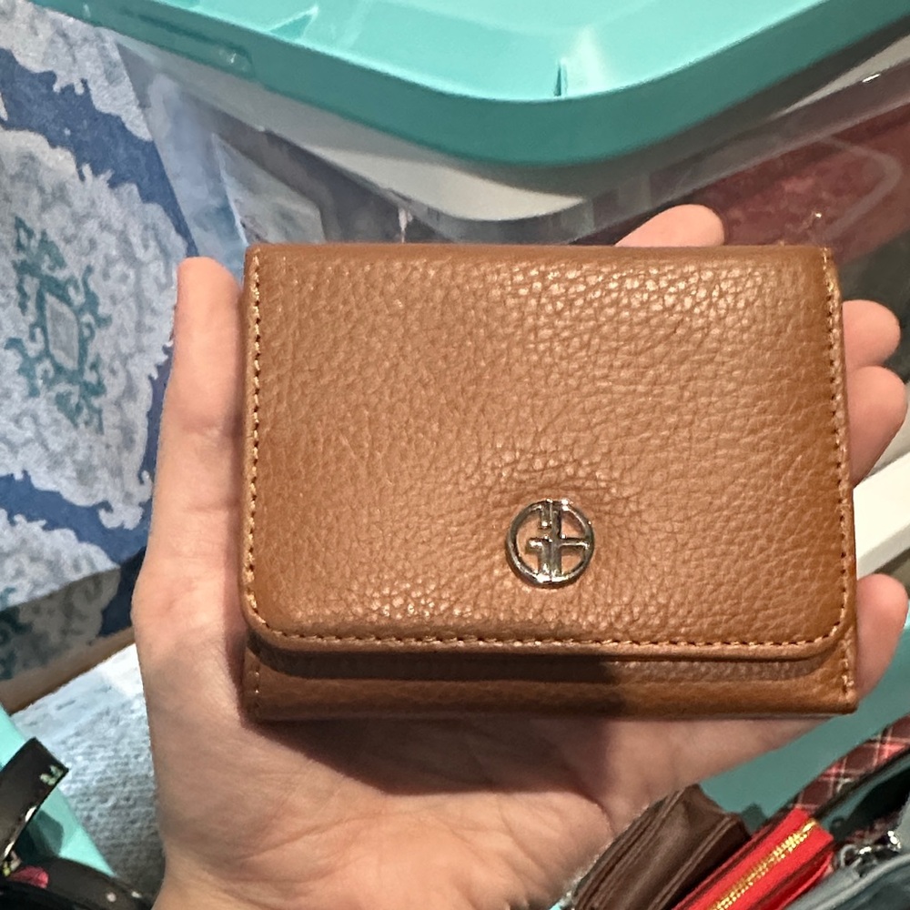 Giani Bernini Brown Leather Wallet